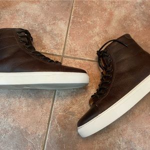 Crown Vintage men’s brown leather boots size 12